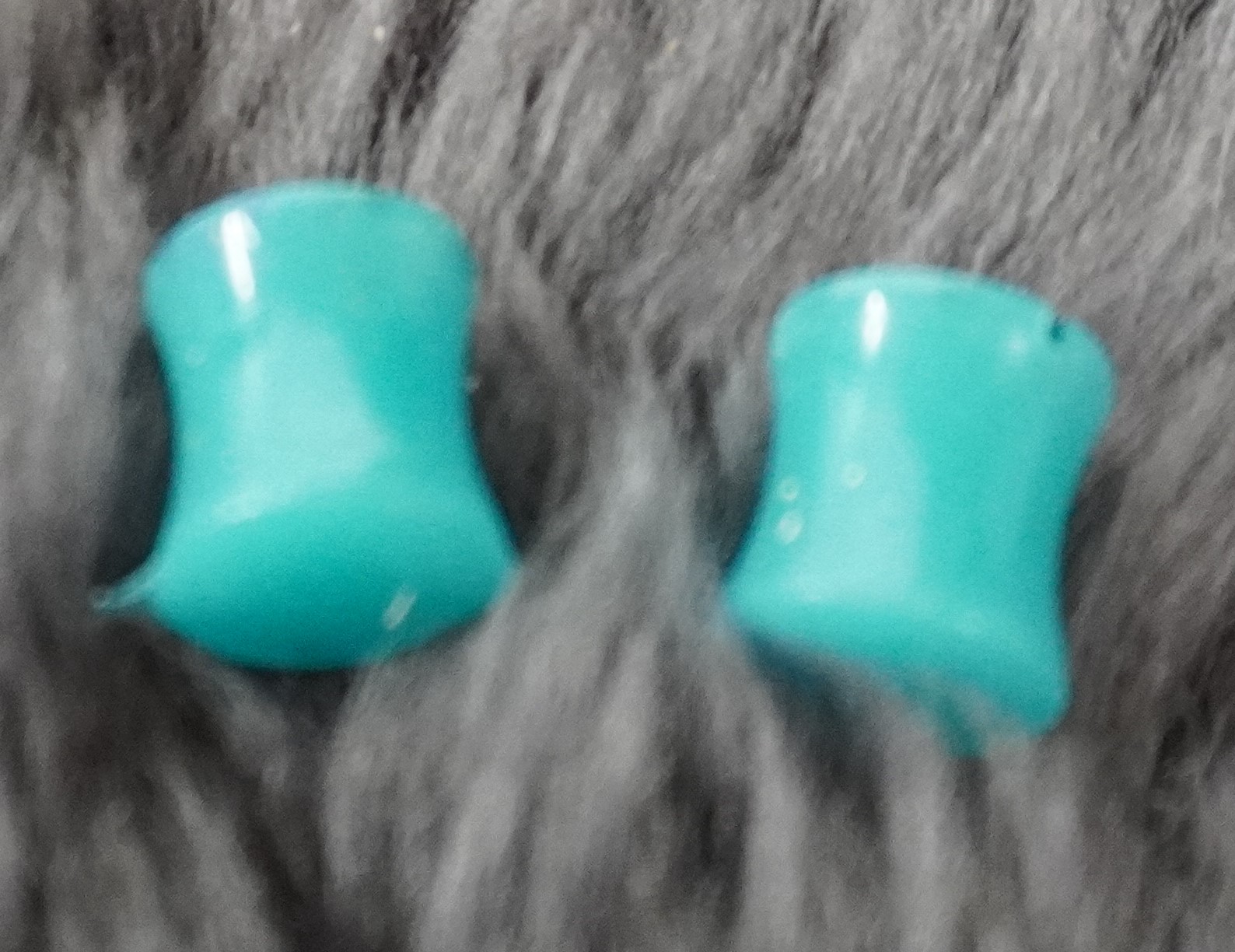 Ear Plug Resin blue ear plug 2