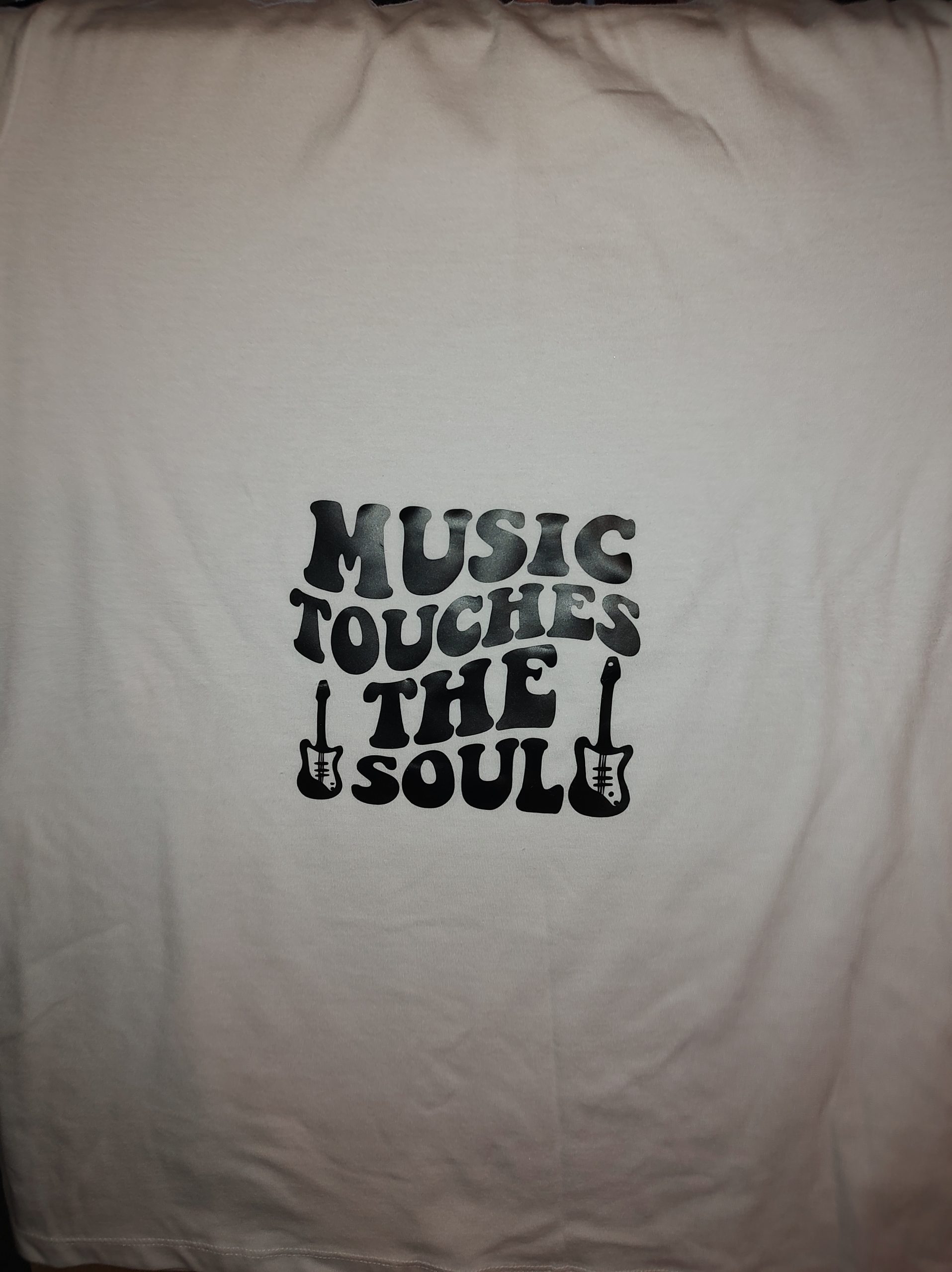 Tee shirt 2x gray Music touches the Soul